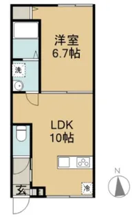 UNO PALLAZO【2階】の間取り