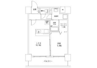 F・STAGE 江平 EAST【603号室】の間取り