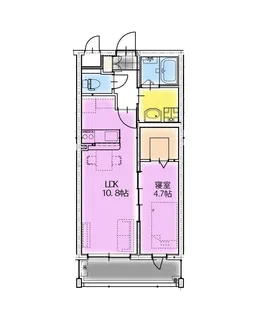 アーベイン潮見【1階】の間取り