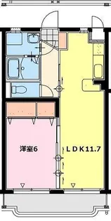 エアフォルクⅡ【3階】の間取り