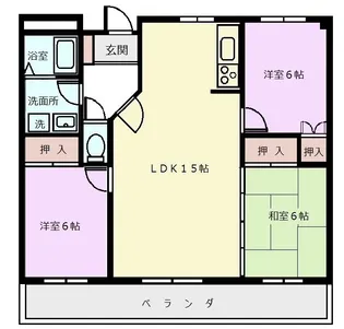 パストラル柳丸Ⅰ【7階】の間取り