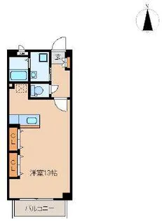 Boudoir(ブドワール)【303号室】の間取り