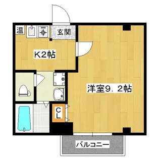Belle・Forme平安【7階】の間取り