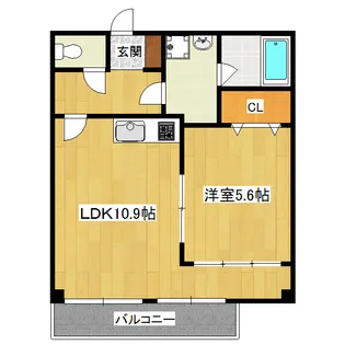 Ken&Lala【3階】の間取り