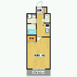 ZEST32【2階】の間取り