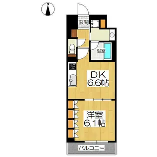 リーガル京都御所西II【2階】の間取り