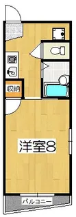 ラフィーネ四条堀川【10階】の間取り