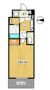 サンシティ烏丸高辻【10階】の間取り