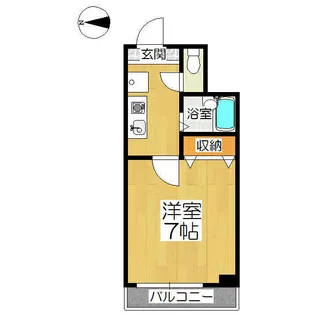 エリーフラッツ西洞院【4階】の間取り