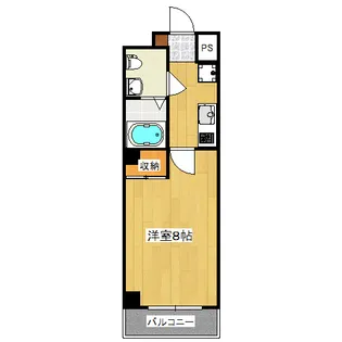 フラッティ壬生坊城【7階】の間取り