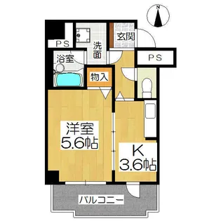 ライオンズマンション四条堀川第2【9階】の間取り