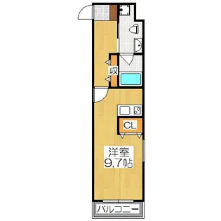 シカタオンズビルディング【9階】の間取り