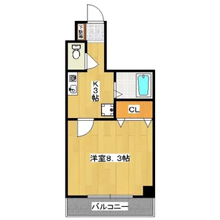 サンパティック参番館【3階】の間取り