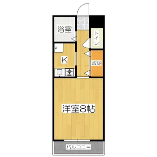 ジュネス堀川【4階】の間取り