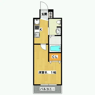 エステムプラザ京都御所ノ内REGIA【4階】の間取り