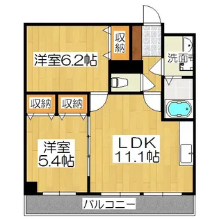 エルソレイユ【2階】の間取り