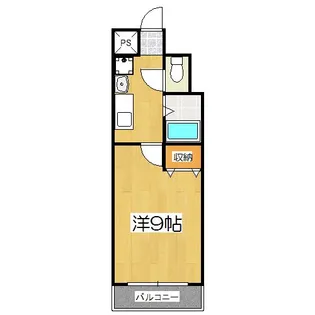 1Kの間取り画像