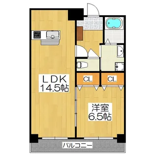 HF四条河原町レジデンス【13階】の間取り