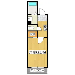 Amare亀乃子【4階】の間取り