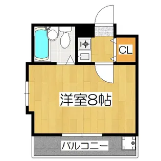 ヴィラエトワール西院【4階】の間取り