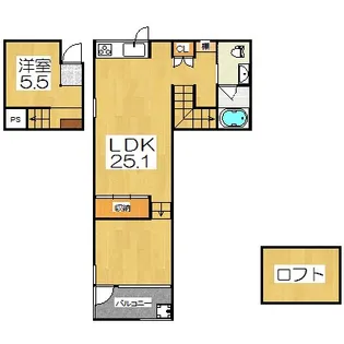 Nijo NAGAYA【1階】の間取り