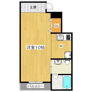 ミュールブラン【2階】の間取り