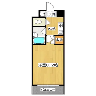メゾンドエクレール【6階】の間取り