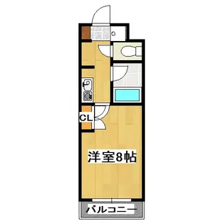サンハウス御池【1階】の間取り
