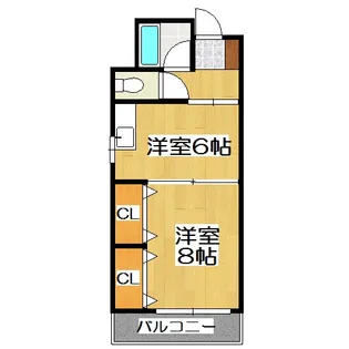 第一正美堂ビル【4階】の間取り