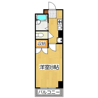 コモドエスペシオ勝山【4階】の間取り