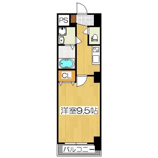 VILLA MARY五条【4階】の間取り