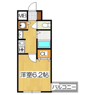 プレサンス京都四条河原町ネクステージ【5階】の間取り