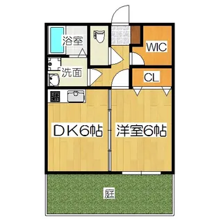 サンロイヤル五条【1階】の間取り