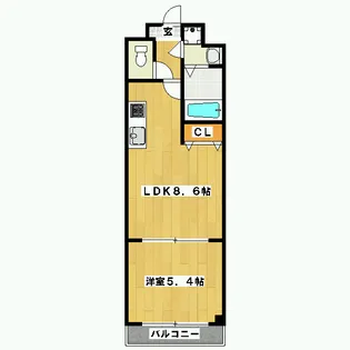 エスペランス中井2【2階】の間取り