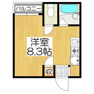 Stable万寿寺【4階】の間取り