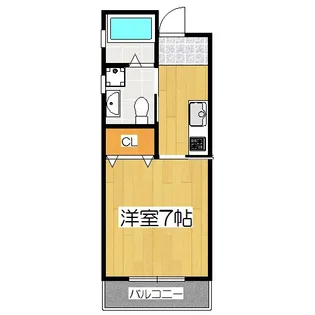 サンパティック伍番館【4階】の間取り