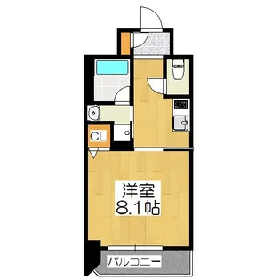 ジョイシティ二条城前【10階】の間取り