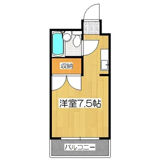 シャルム太秦【1階】の間取り