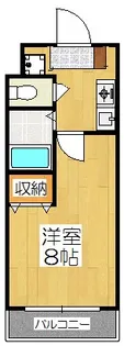 ハピネスoike【2階】の間取り
