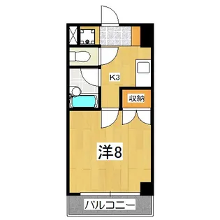 サントルヴィル【2階】の間取り