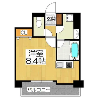 マリーベル京都堀川ウインドア【8階】の間取り