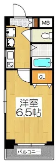 エステムプラザ京都烏丸五条【3階】の間取り