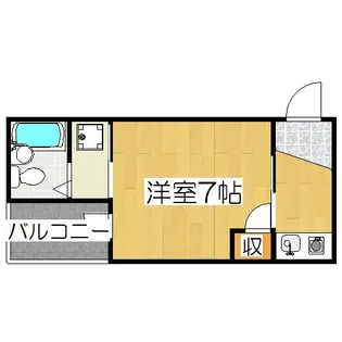 ステュディオフラット室町【4階】の間取り