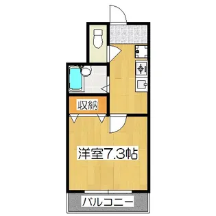 エリーフラッツ西洞院【3階】の間取り
