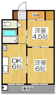 ハイツグロース【5階】の間取り