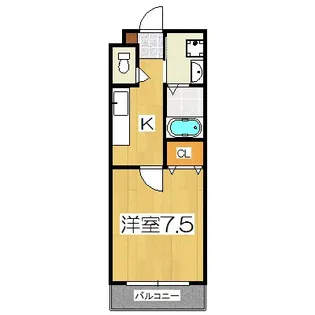 アライブ富小路【4階】の間取り