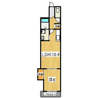 シャルマンビル【2階】の間取り