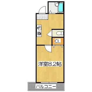 サンパティック参番館【3階】の間取り