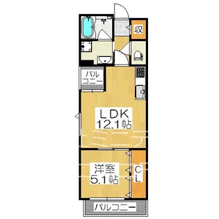 Do・Dream杉屋町【4階】の間取り
