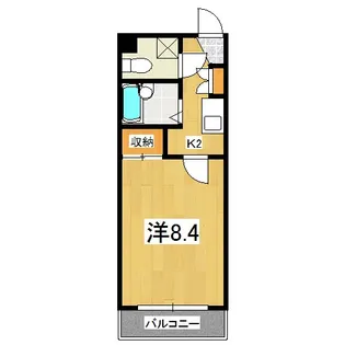 ヴォール・ベハーゲン【5階】の間取り